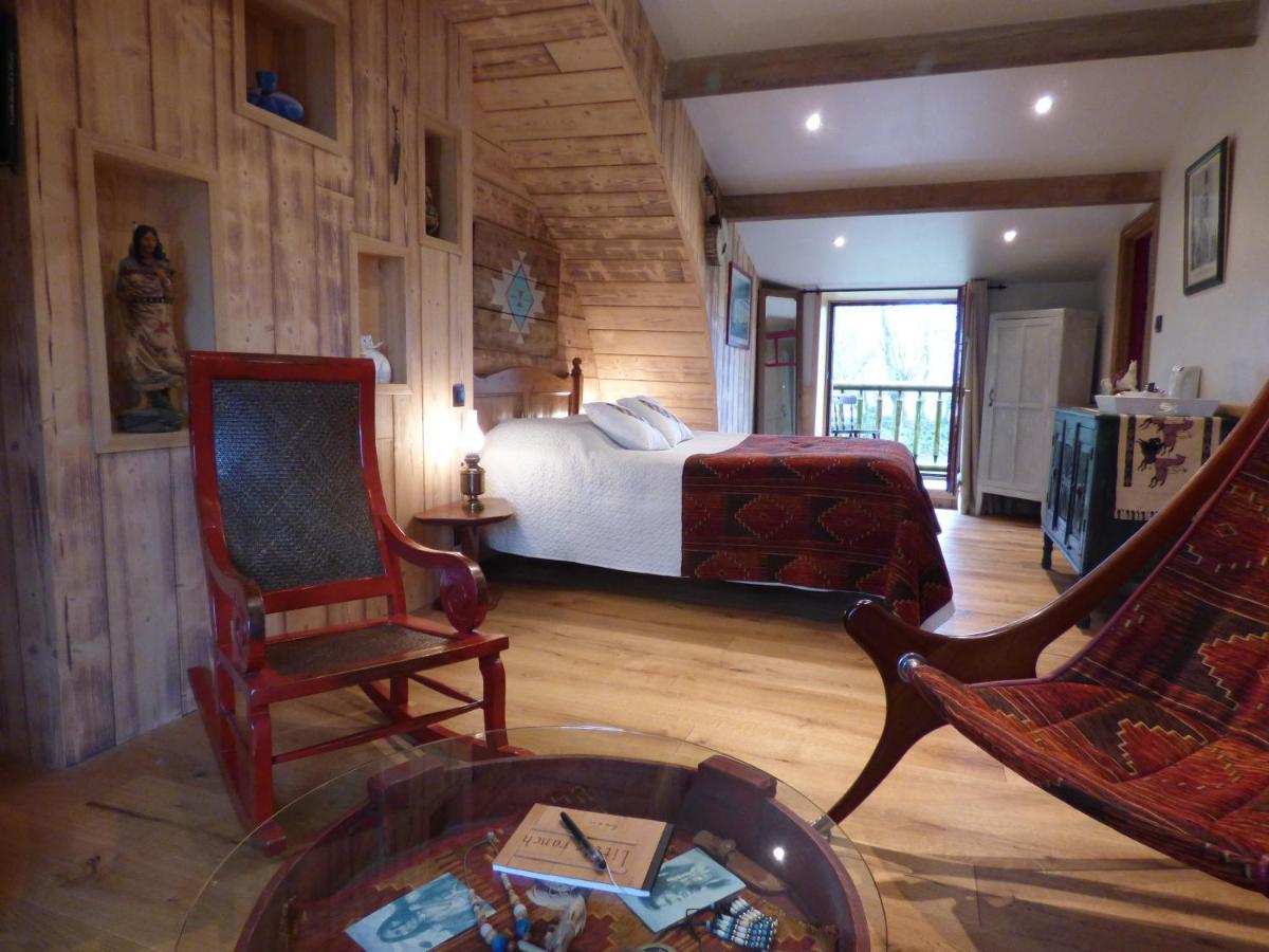 chambre d'hôte atypique West little ranch chambre amérindienne Guiscriff Exterior foto